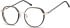 SFE-10926 glasses in Pink Gold/Black