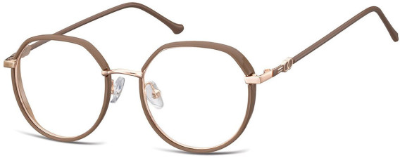 SFE-10926 glasses in Pink Gold/Brown