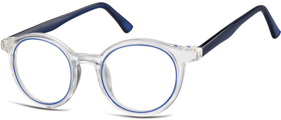 SFE-10931 glasses in Clear/Dark Blue