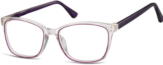 SFE-10932 glasses in Clear/Dark Purple