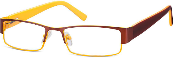 SFE-8121 Glasses in Matt Brown/Yellow