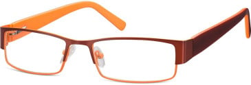 SFE-8121 Glasses in Matt Brown/Orange