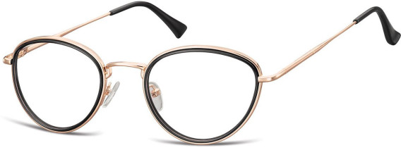 SFE-11319 glasses in Pink Gold/Black