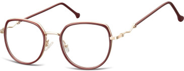 SFE-11318 glasses in Gold/Red