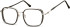 SFE-11316 glasses in Silver/Black