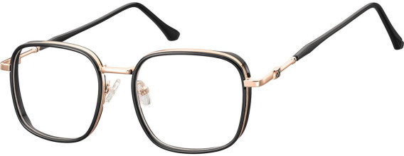 SFE-11316 glasses in Pink Gold/Black
