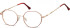 SFE-11312 glasses in Gold/Red