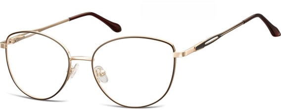 SFE-11311 glasses in Pink Gold/Brown