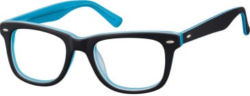SFE-11277 glasses in Matt Black/Turquoise