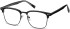 SFE-11268 glasses in Matt Black/Shiny Black