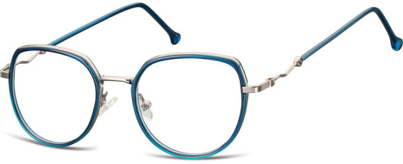 SFE-11318 glasses in Light Gunmetal/Blue
