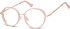SFE-11317 glasses in Pink Gold/Pink