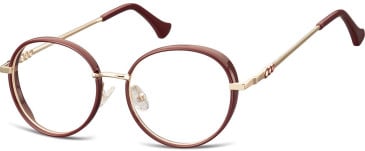 SFE-11317 glasses in Gold/Red