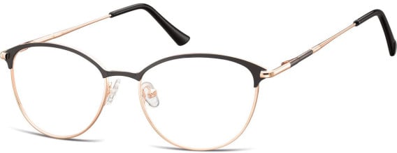 SFE-11310 glasses in Shiny Pink Gold/Black