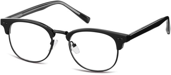 SFE-11261 glasses in Matt Black/Shiny Black