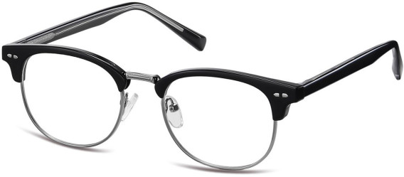SFE-11261 glasses in Shiny Silver/Shiny Black