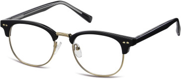SFE-11261 glasses in Shiny Gold/Shiny Black