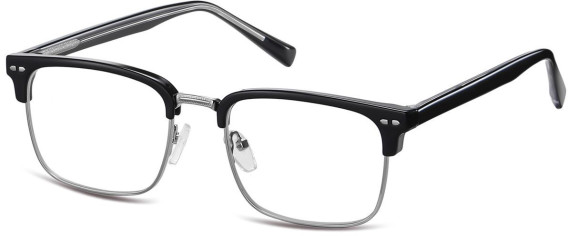 SFE-11260 glasses in Shiny Silver/Shiny Black