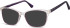 SFE-10932 sunglasses in Clear/Dark Purple