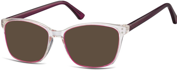 SFE-10932 sunglasses in Clear/Light Violet