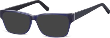 SFE-8819 sunglasses in Clear Blue/Black