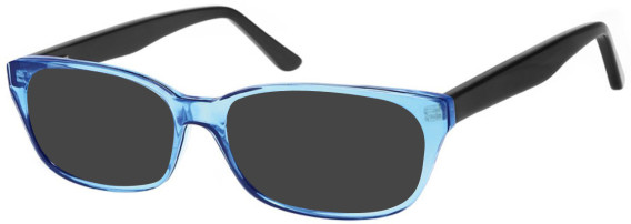 SFE-9066 sunglasses in Clear Blue/Black