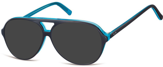 SFE-9065 sunglasses in Black/Turquoise
