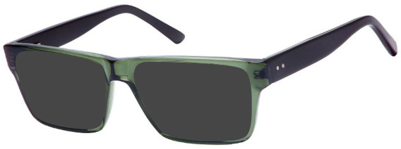 SFE-8158 sunglasses in Clear Green