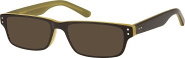 SFE-8185 sunglasses in Black/Beige