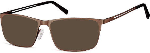 SFE-9762 sunglasses in Dark Brown/Gunmetal