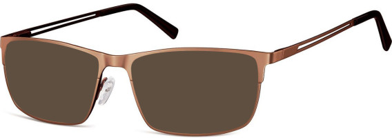 SFE-9762 sunglasses in Light Brown/Gunmetal