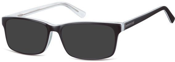 SFE-9789 sunglasses in Black/Clear