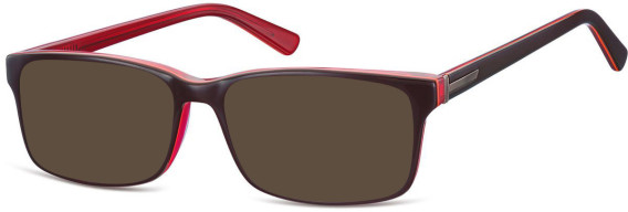 SFE-9789 sunglasses in Black/Clear Red