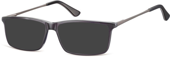 SFE-9822 sunglasses in Clear Dark Grey