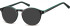 SFE-9828 sunglasses in Black/Green/Clear