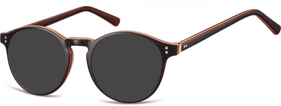 SFE-9828 sunglasses in Brown/Orange/Clear