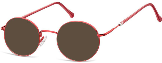 SFE-10124 sunglasses in Red/Red