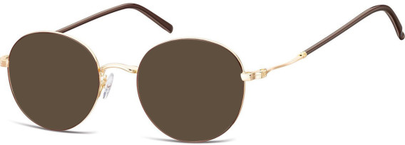 SFE-10125 sunglasses in Gold/Brown