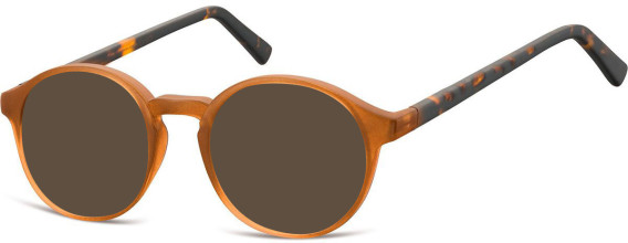 SFE-10138 sunglasses in Light Jelly Brown