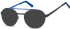 SFE-10144 sunglasses in Matt Black/Blue
