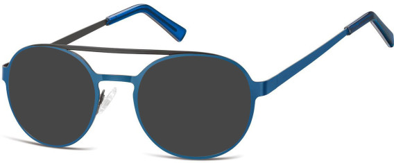 SFE-10144 sunglasses in Matt Light Blue/Black