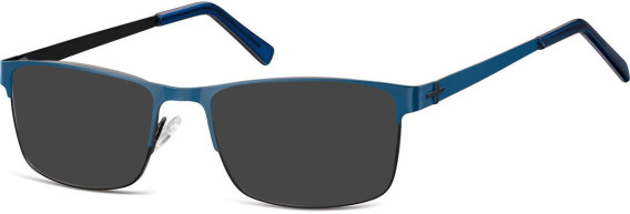 SFE-10146 sunglasses in Matt Light Blue/Black