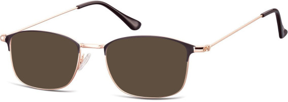 SFE-10526 sunglasses in Pink Gold/Black
