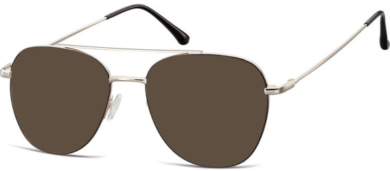 SFE-10527 sunglasses in Silver/Black