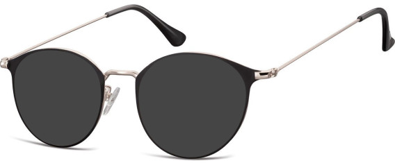 SFE-10528 sunglasses in Silver/Black