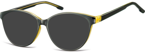 SFE-10534 sunglasses in Black/Olive
