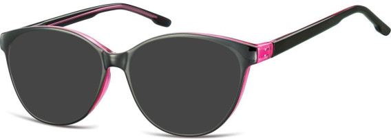 SFE-10534 sunglasses in Black/Purple