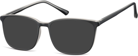 SFE-10536 sunglasses in Black/Clear