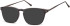 SFE-10550 sunglasses in Black/Clear