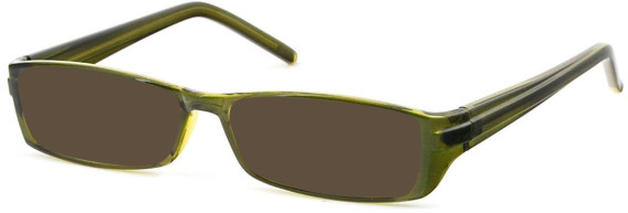 SFE-10581 sunglasses in Clear Olive
